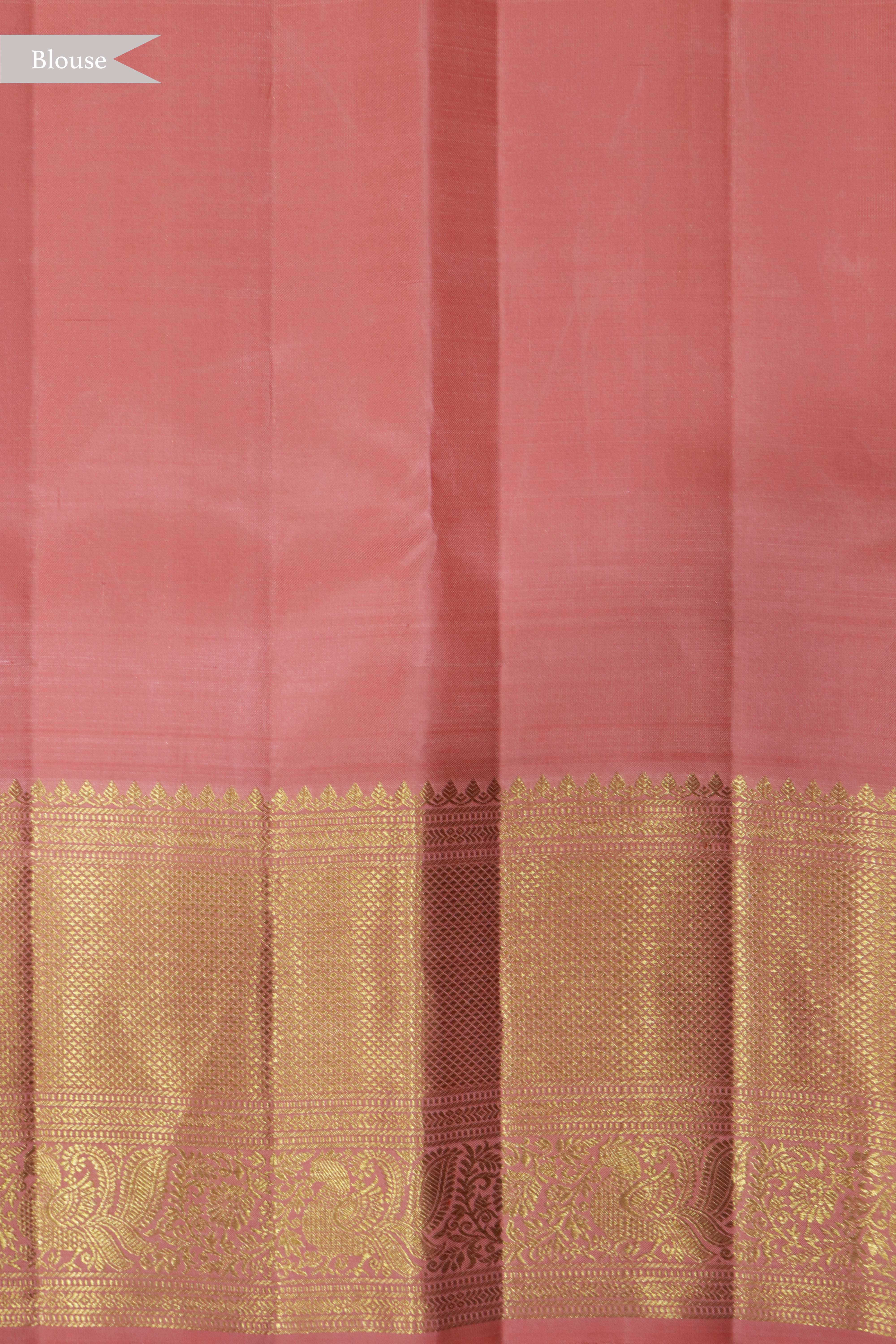 Pink Kanchivaram Silk Saree