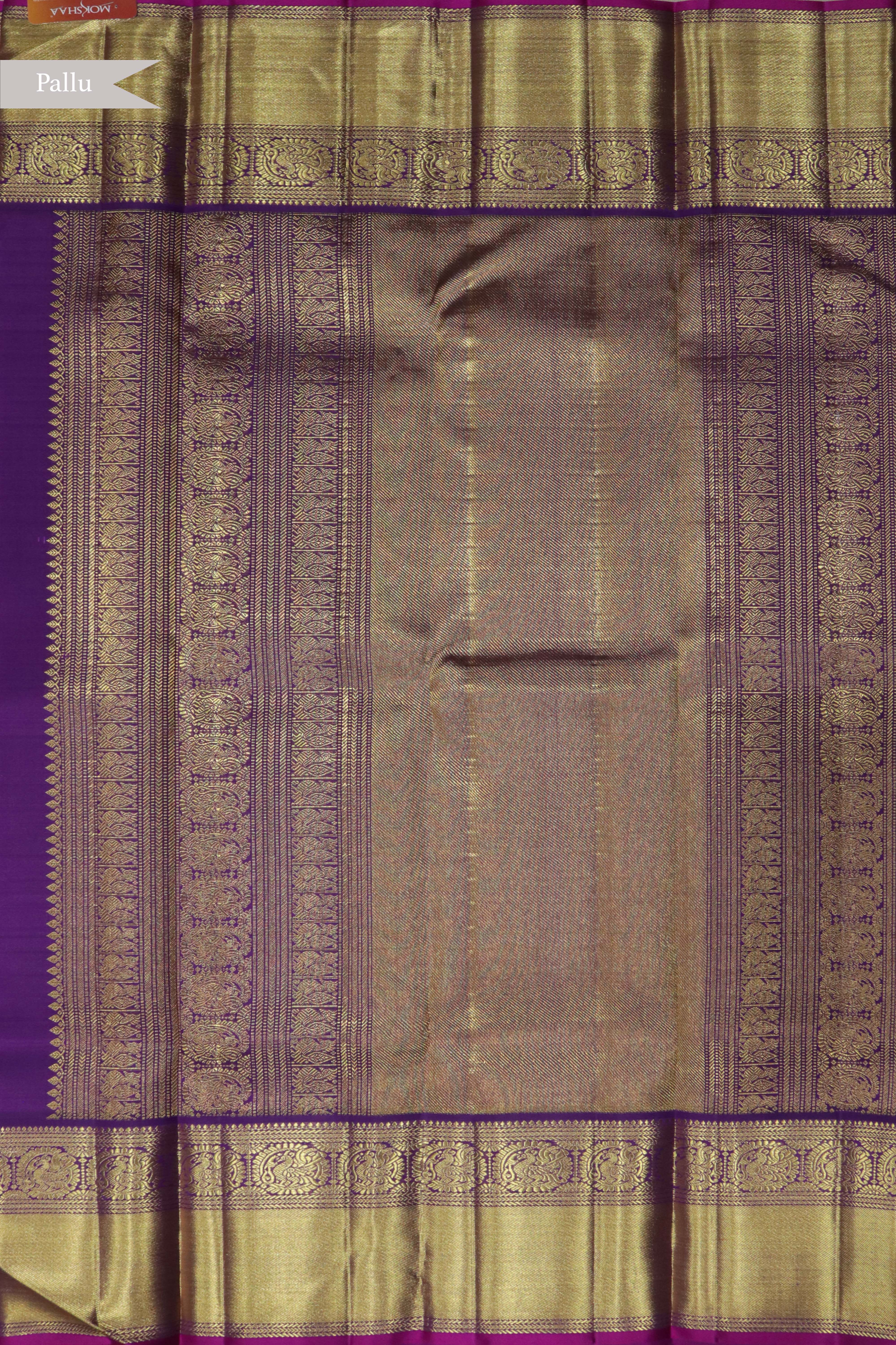 Lavender Kanchivaram Silk Saree