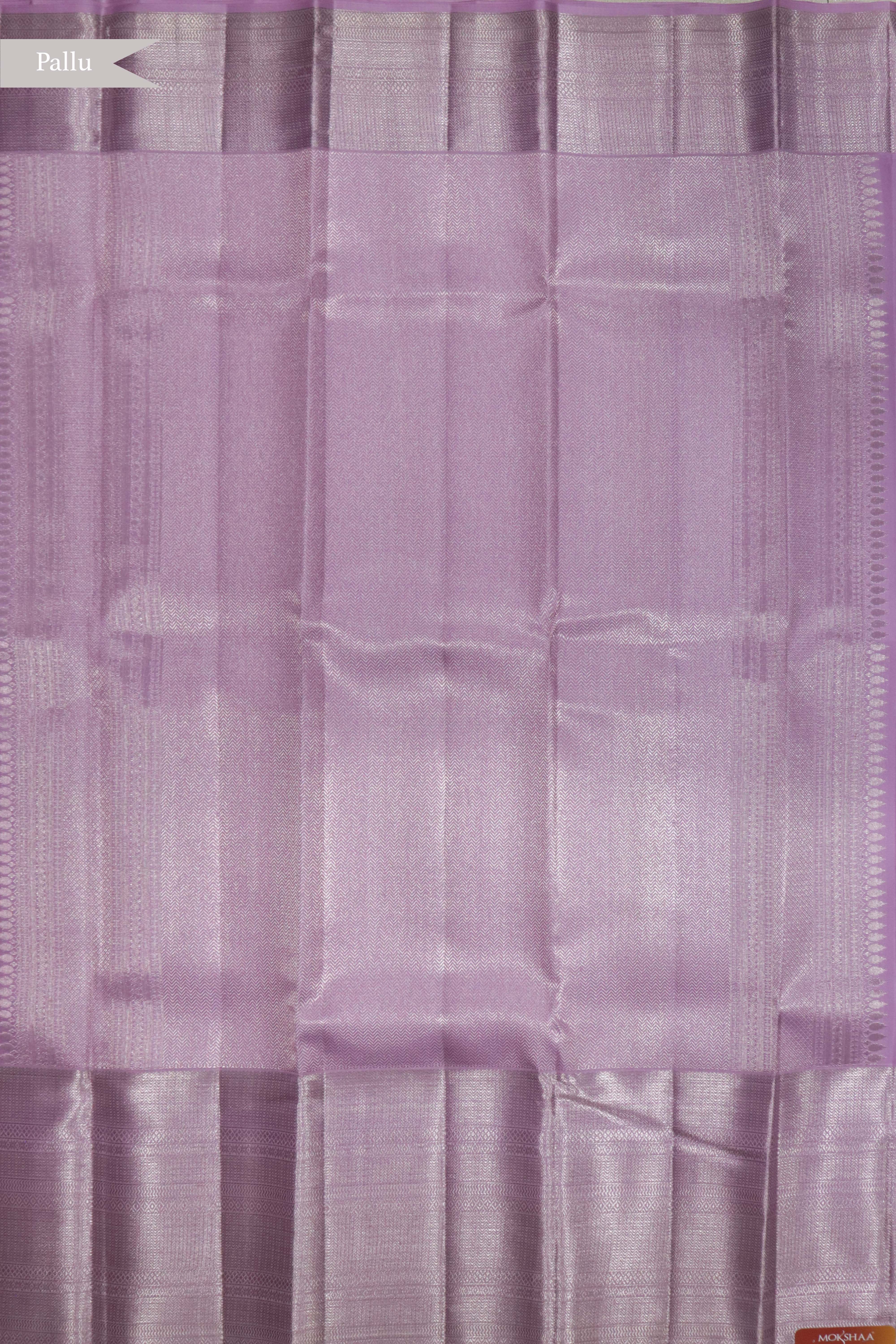 Pastel Pink Kanchivaram Silk Saree