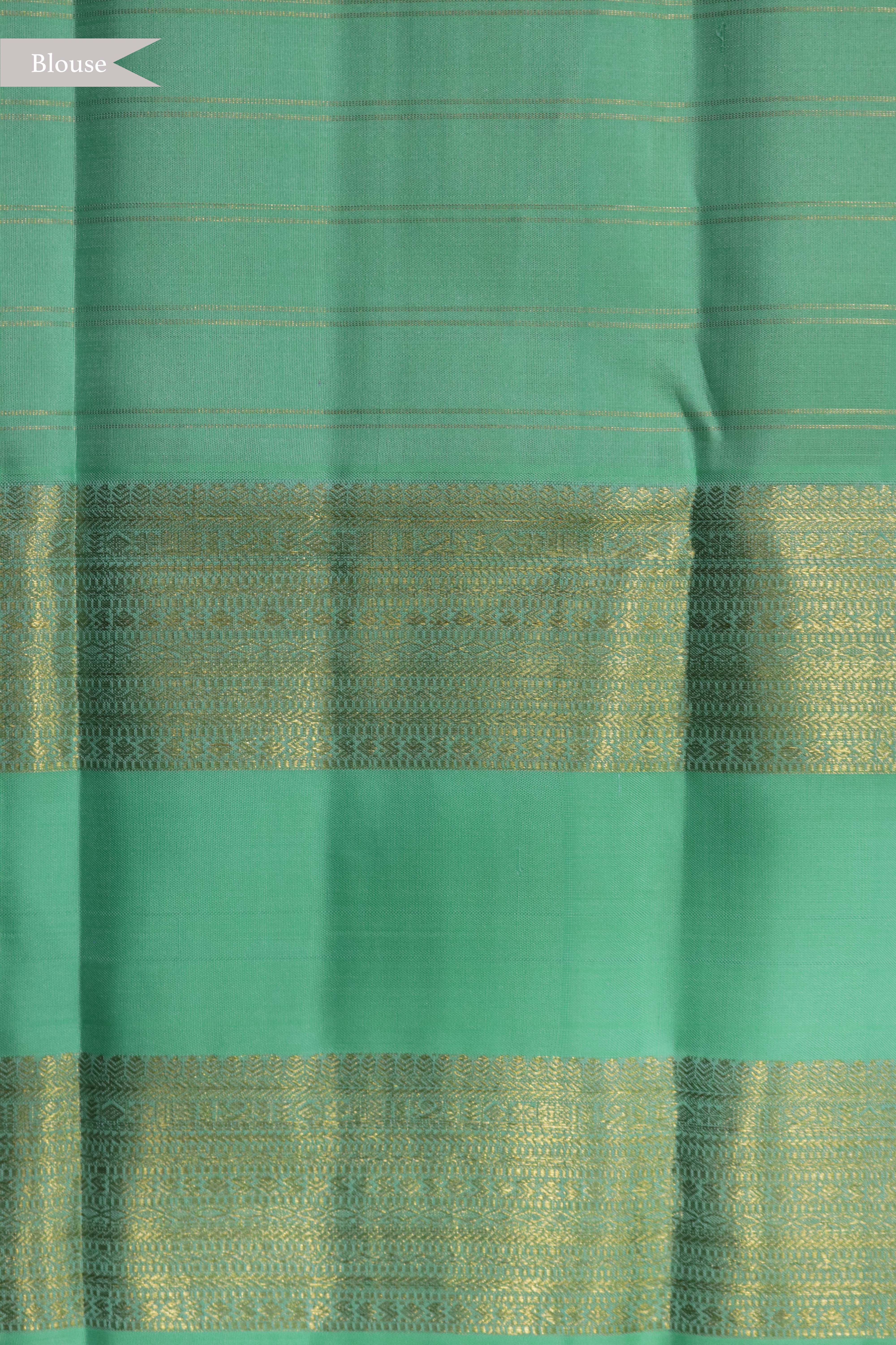Mustard Yellow Kanchivaram Silk Saree