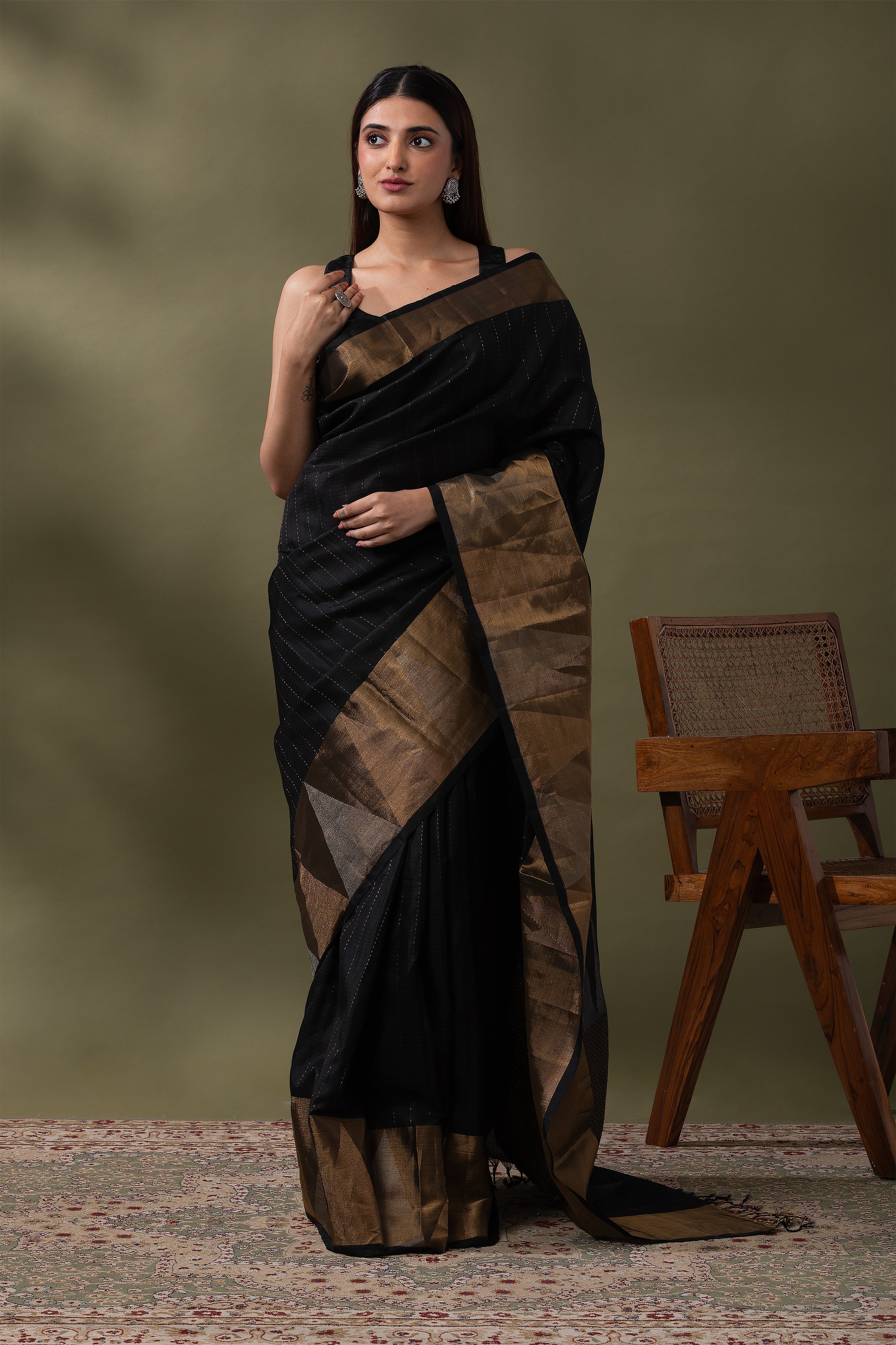 Rani Pink Soft Silk Saree (Copy)  Mokshaa