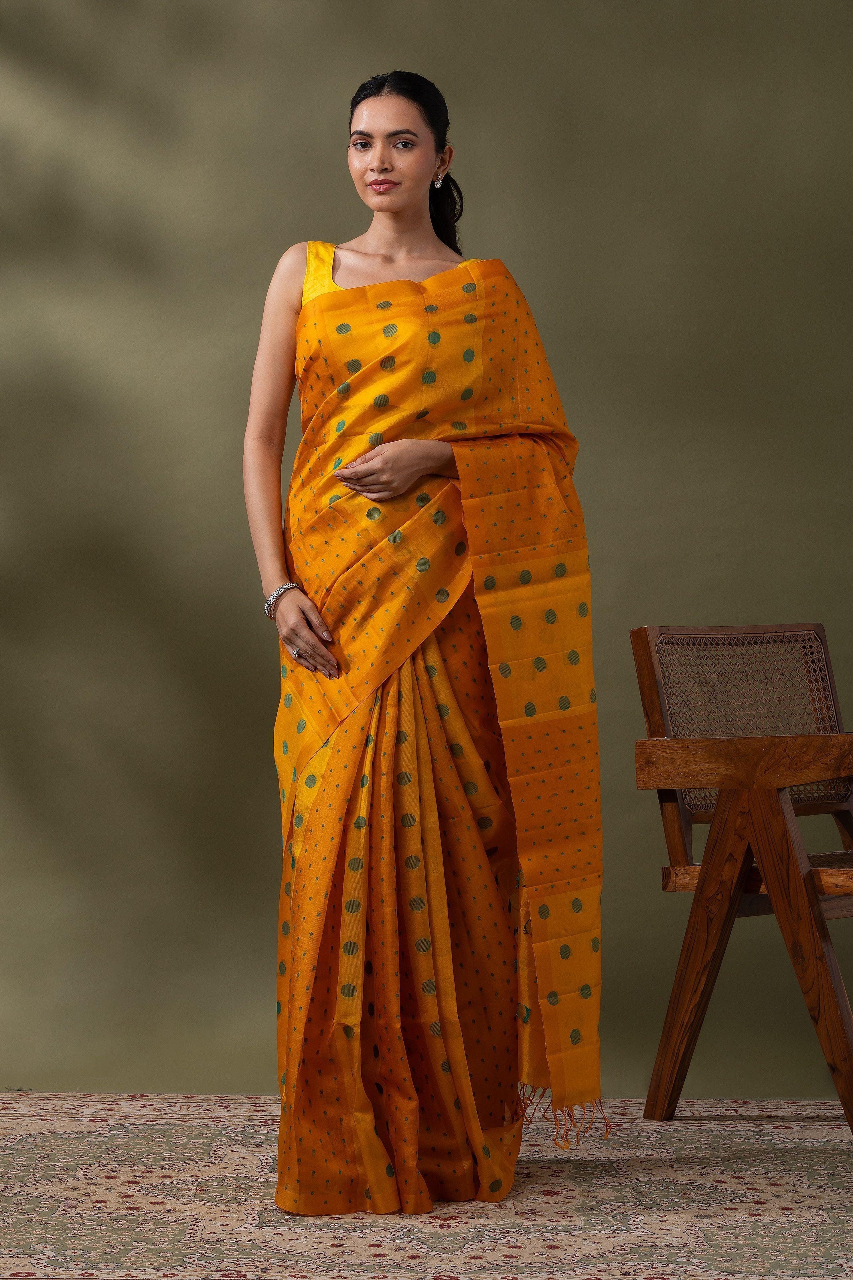 Red Soft Silk Saree (Copy)  Mokshaa