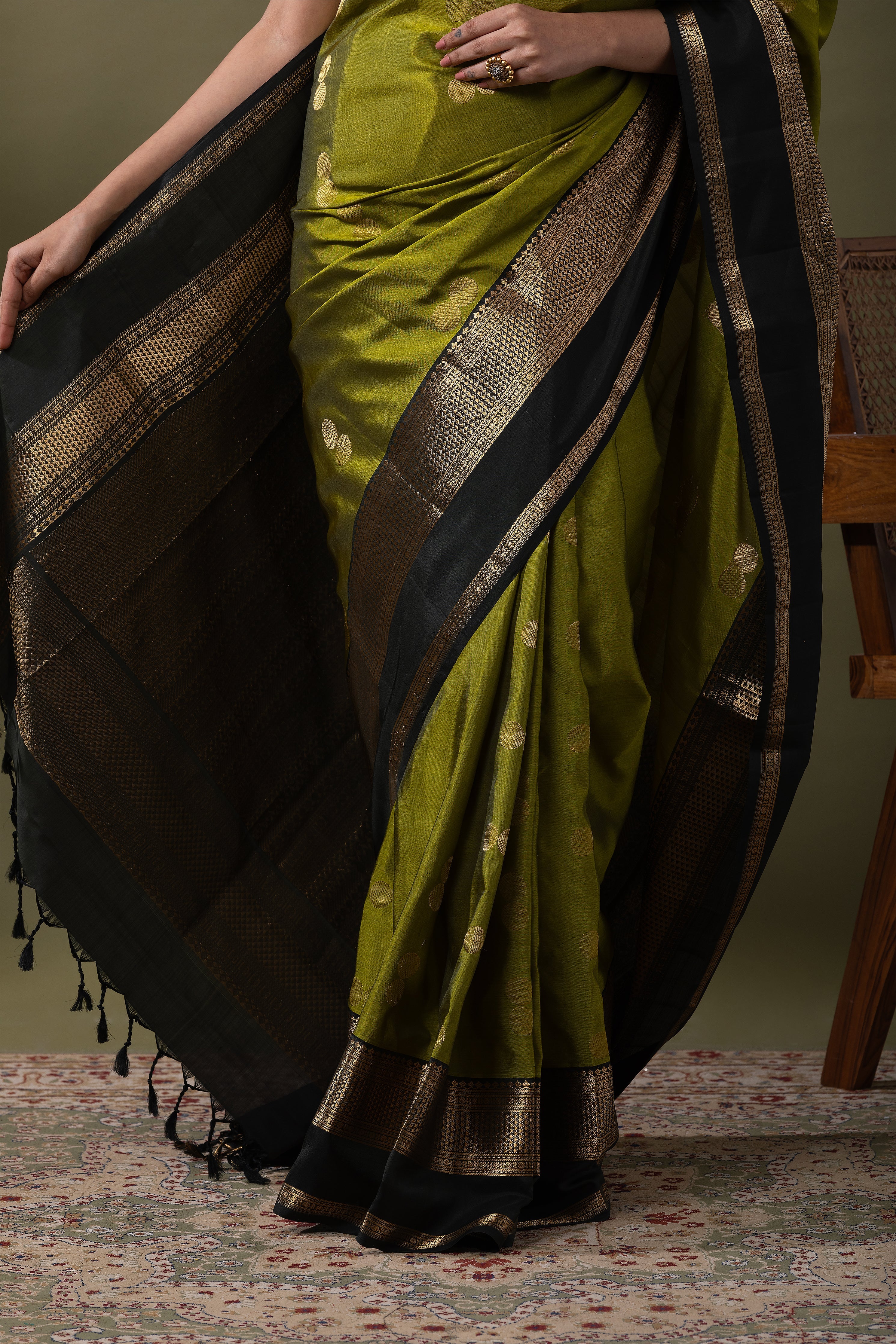 Pink Soft Silk Saree (Copy)  Mokshaa