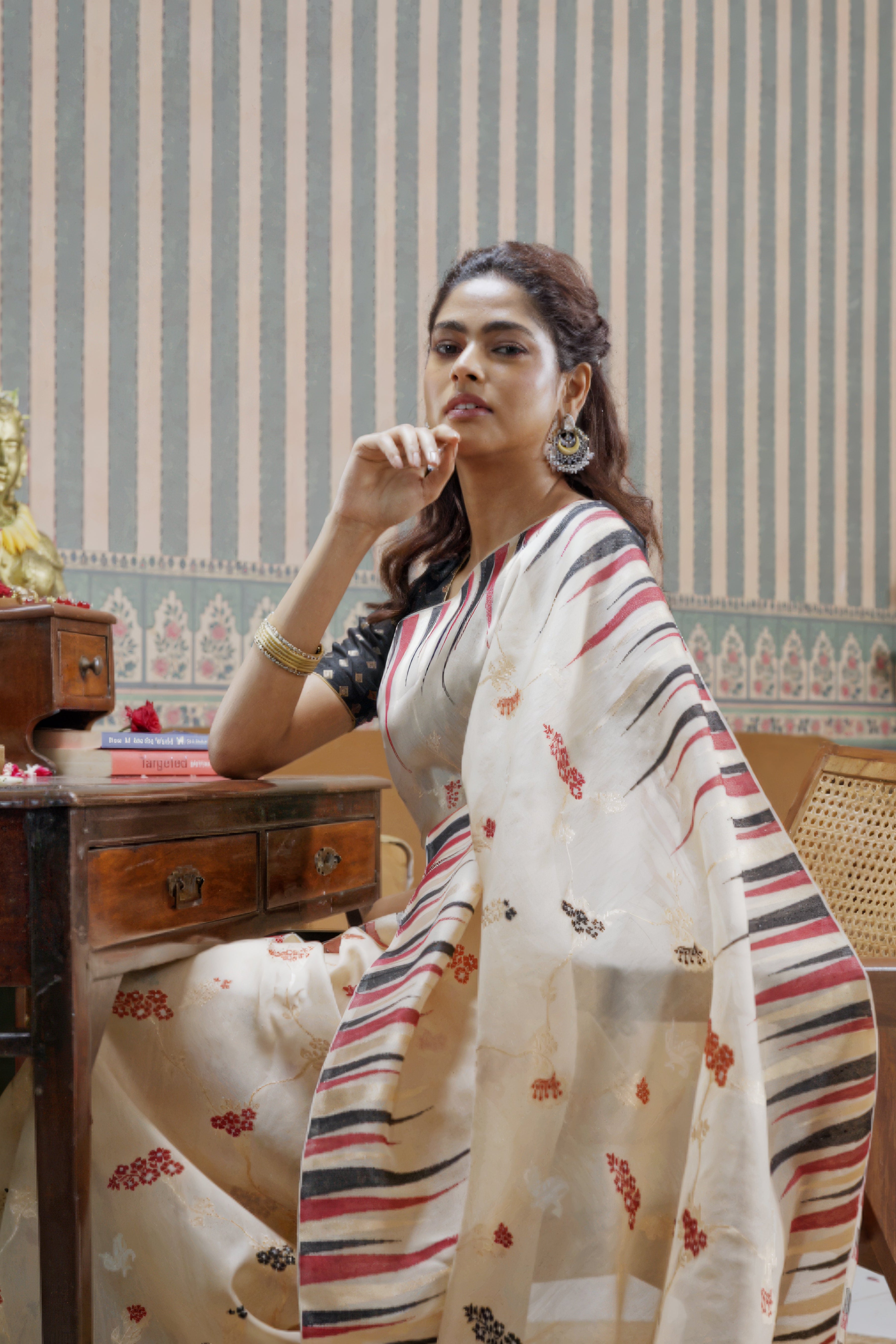 Kora Banarasi Kora Silk Saree