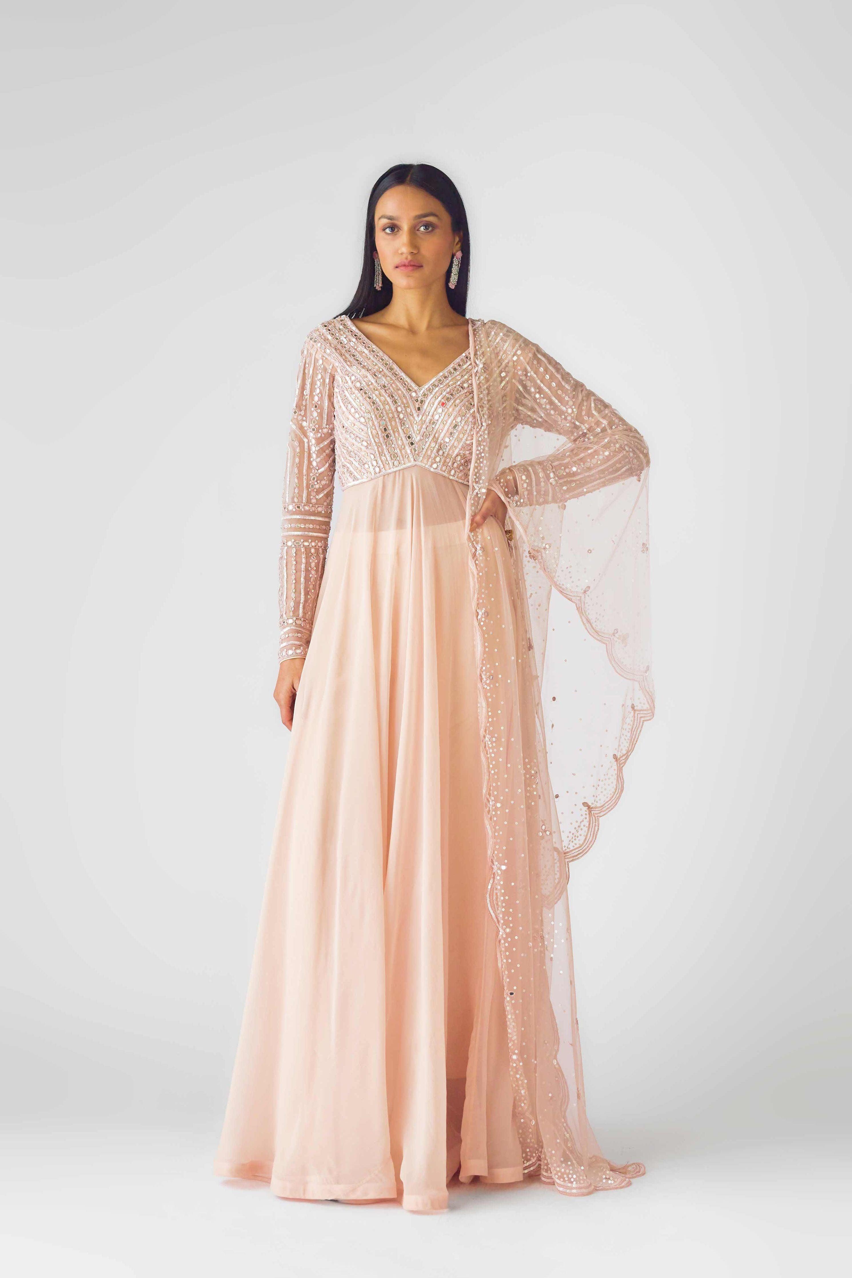 The Blush Celeste Anarkali.