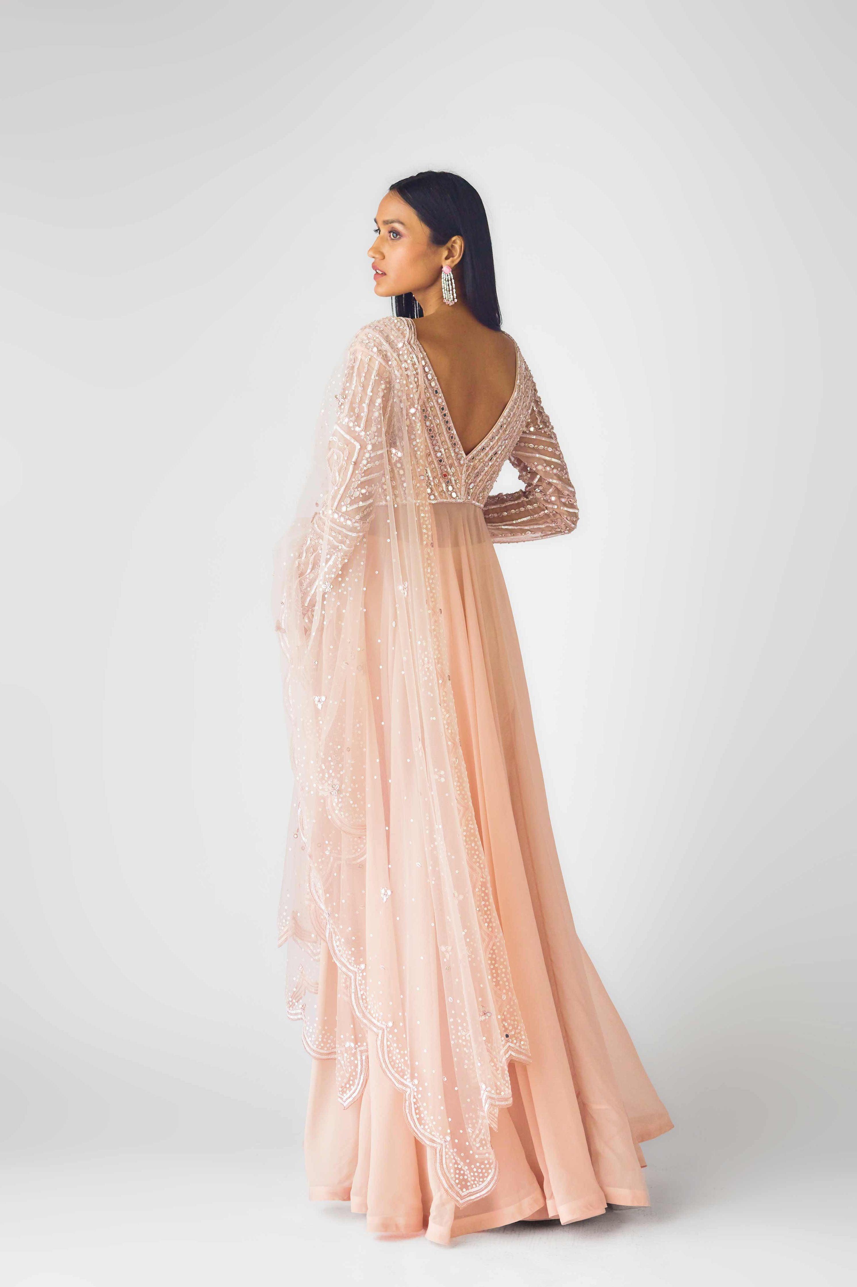 The Blush Celeste Anarkali.