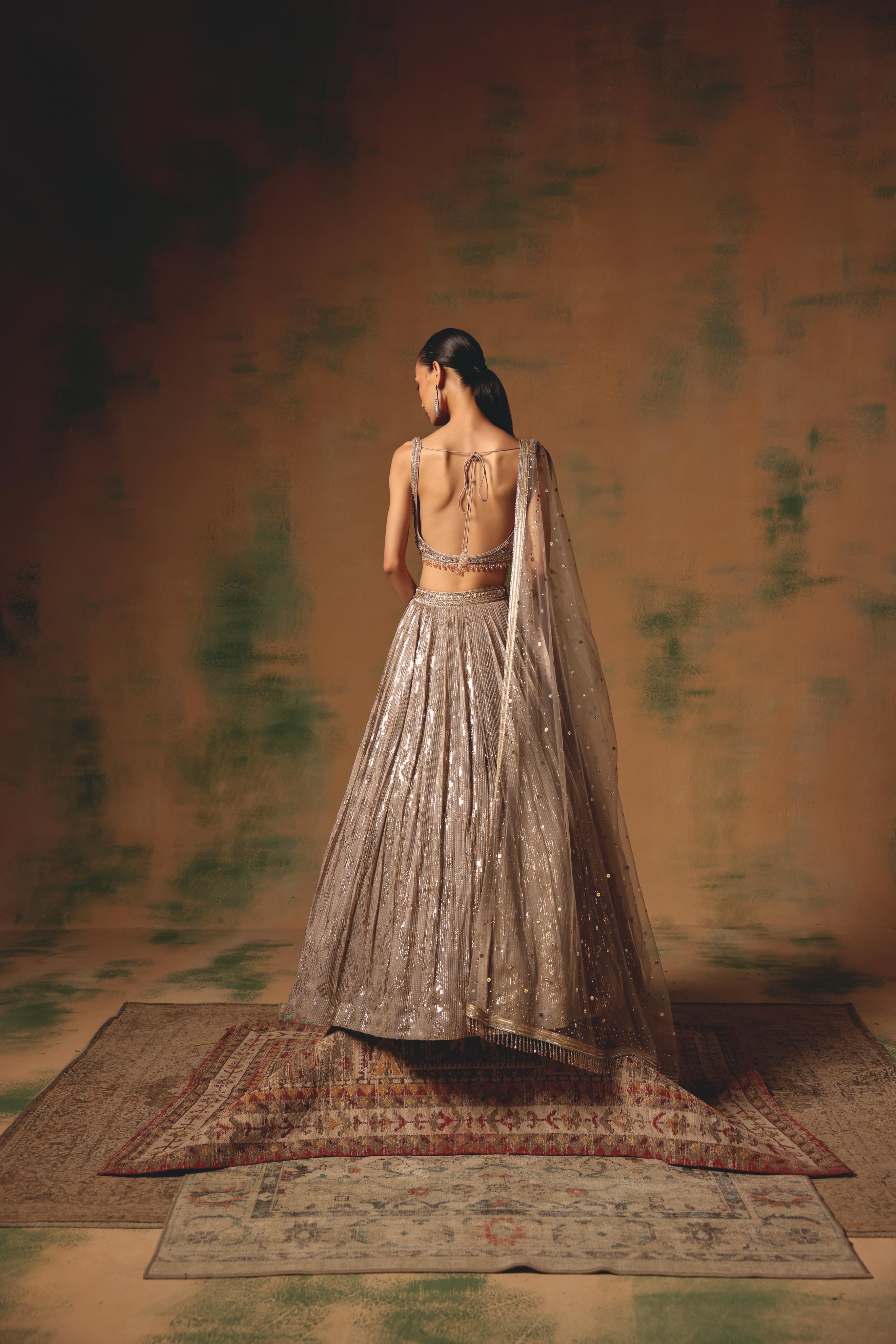 The Champagne Glow Lehenga