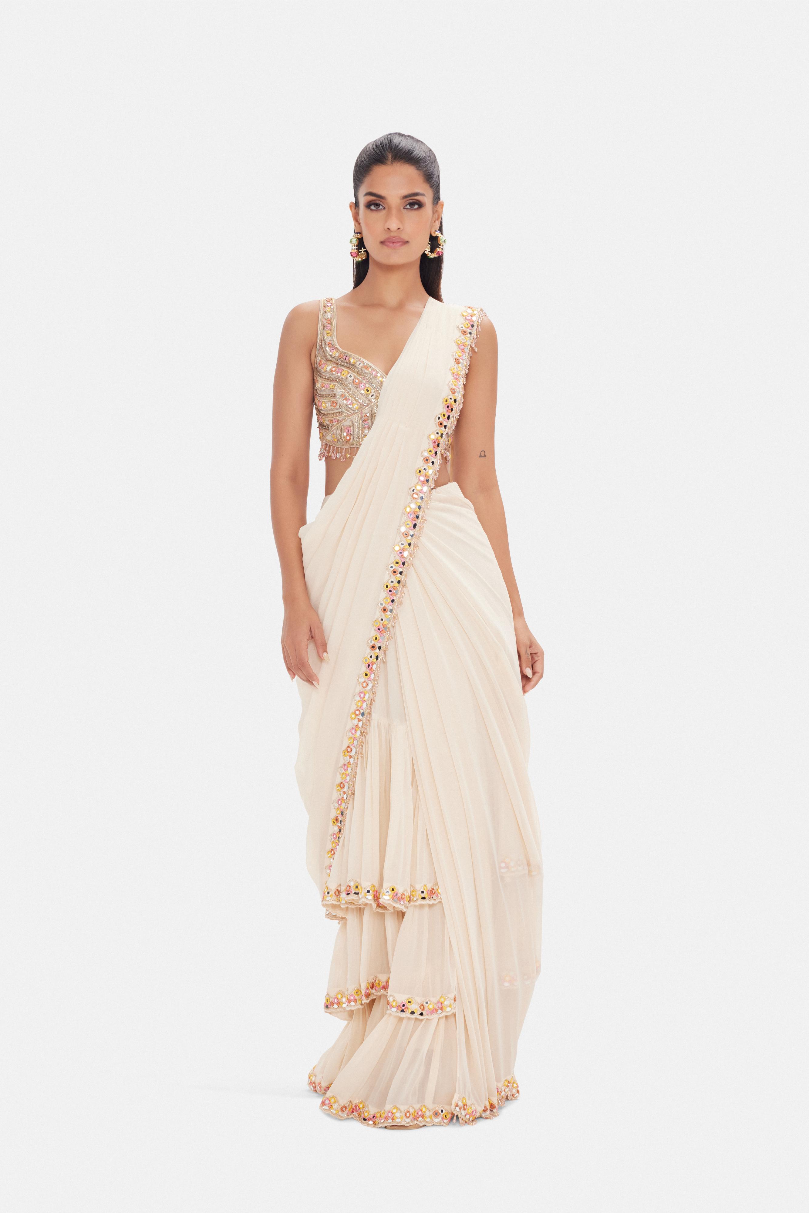 The Prism Symphony Saree