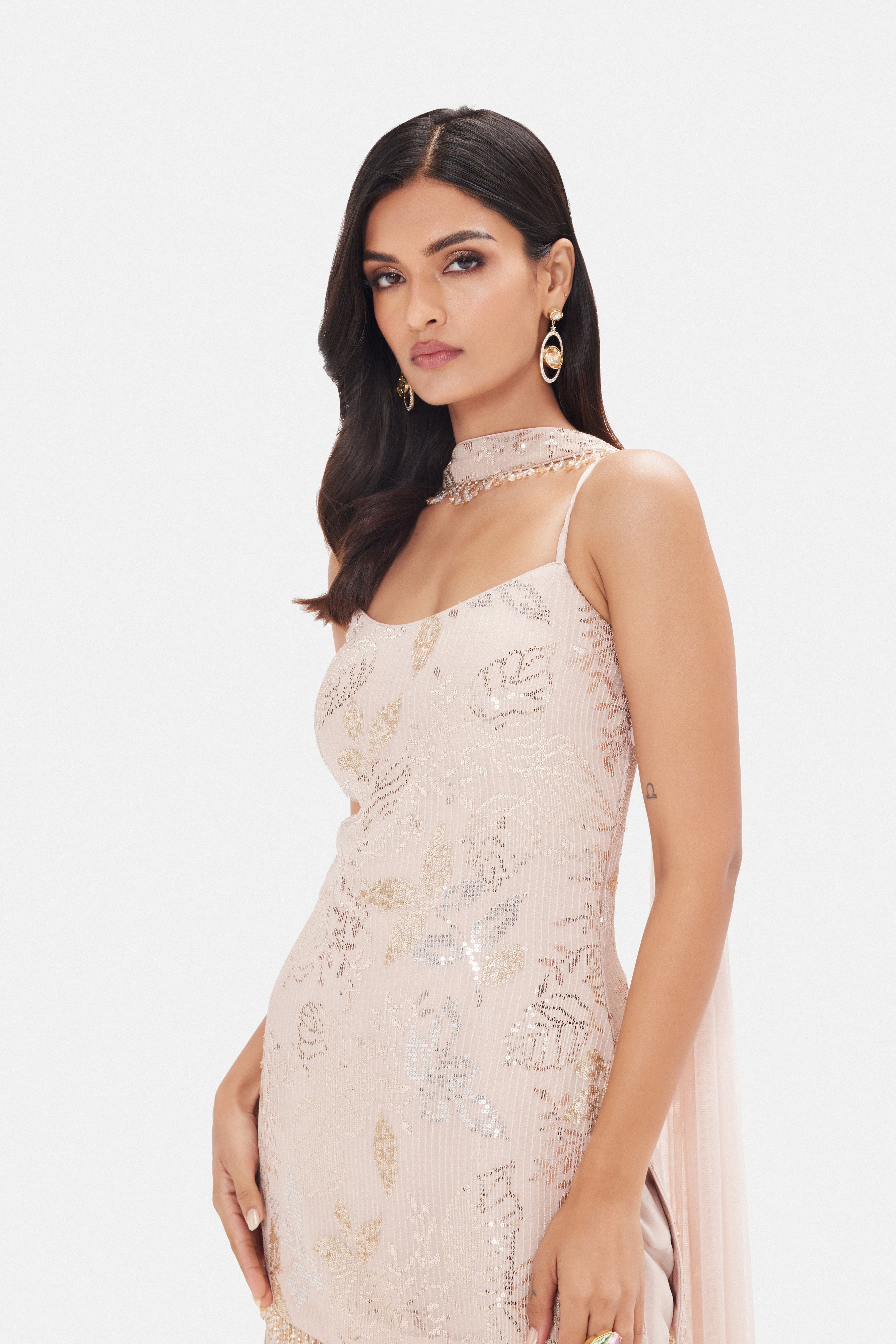 The Blush Garden Sharara Set