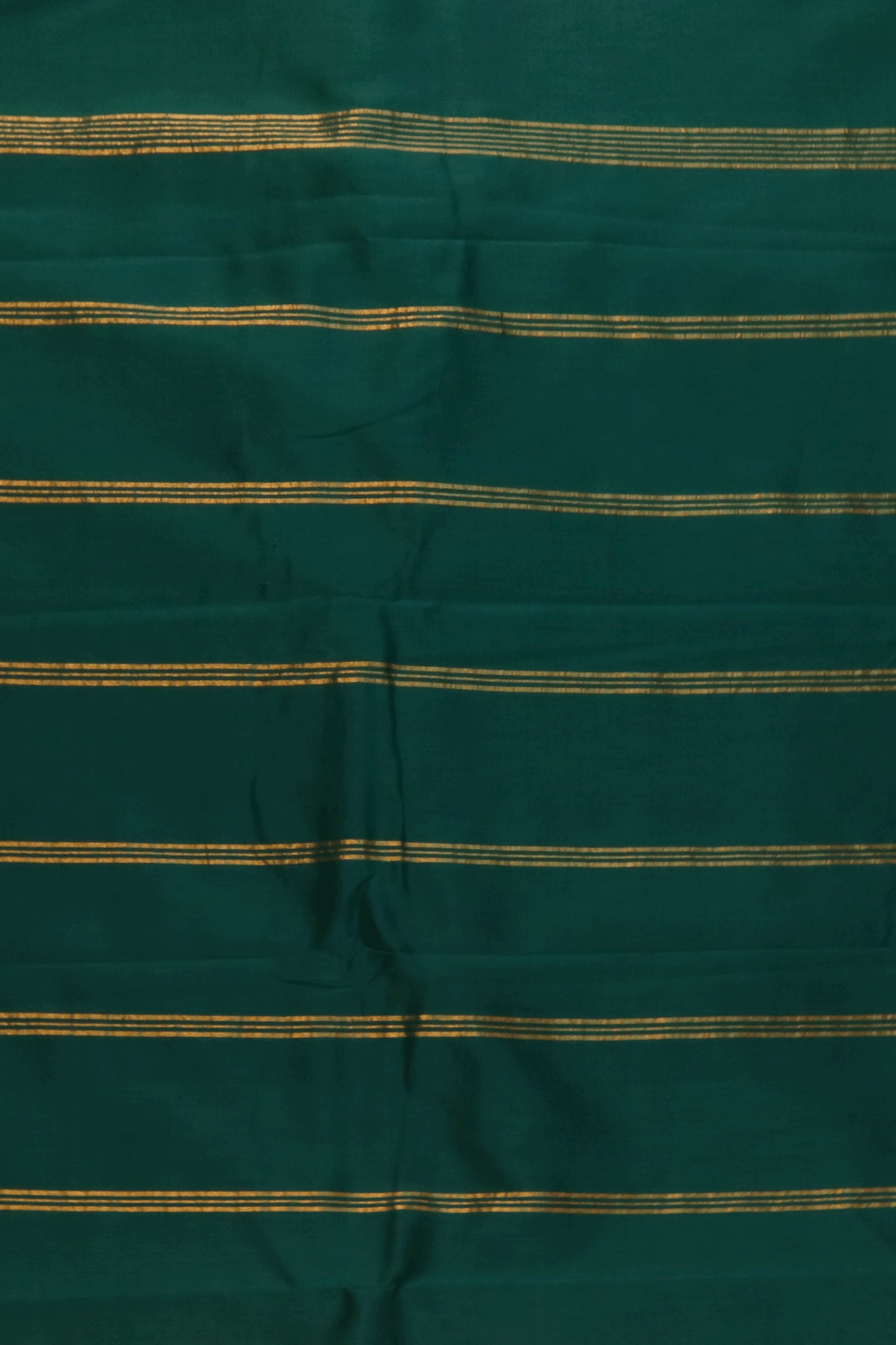 Dusty Sage Floral Printed Saree With Bottle Green Zari Border  Mokshaa
