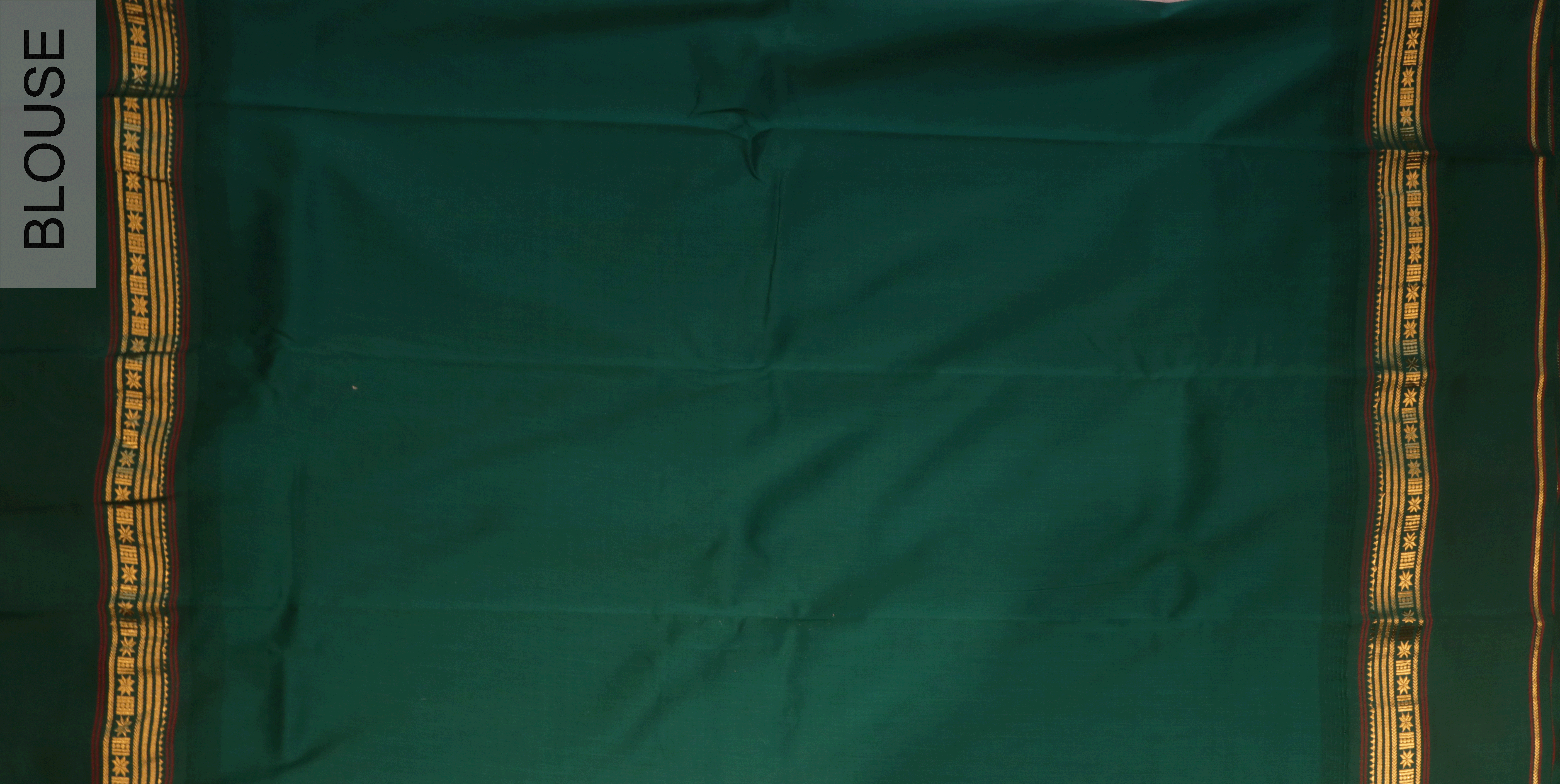 Dusty Sage Floral Printed Saree With Bottle Green Zari Border  Mokshaa