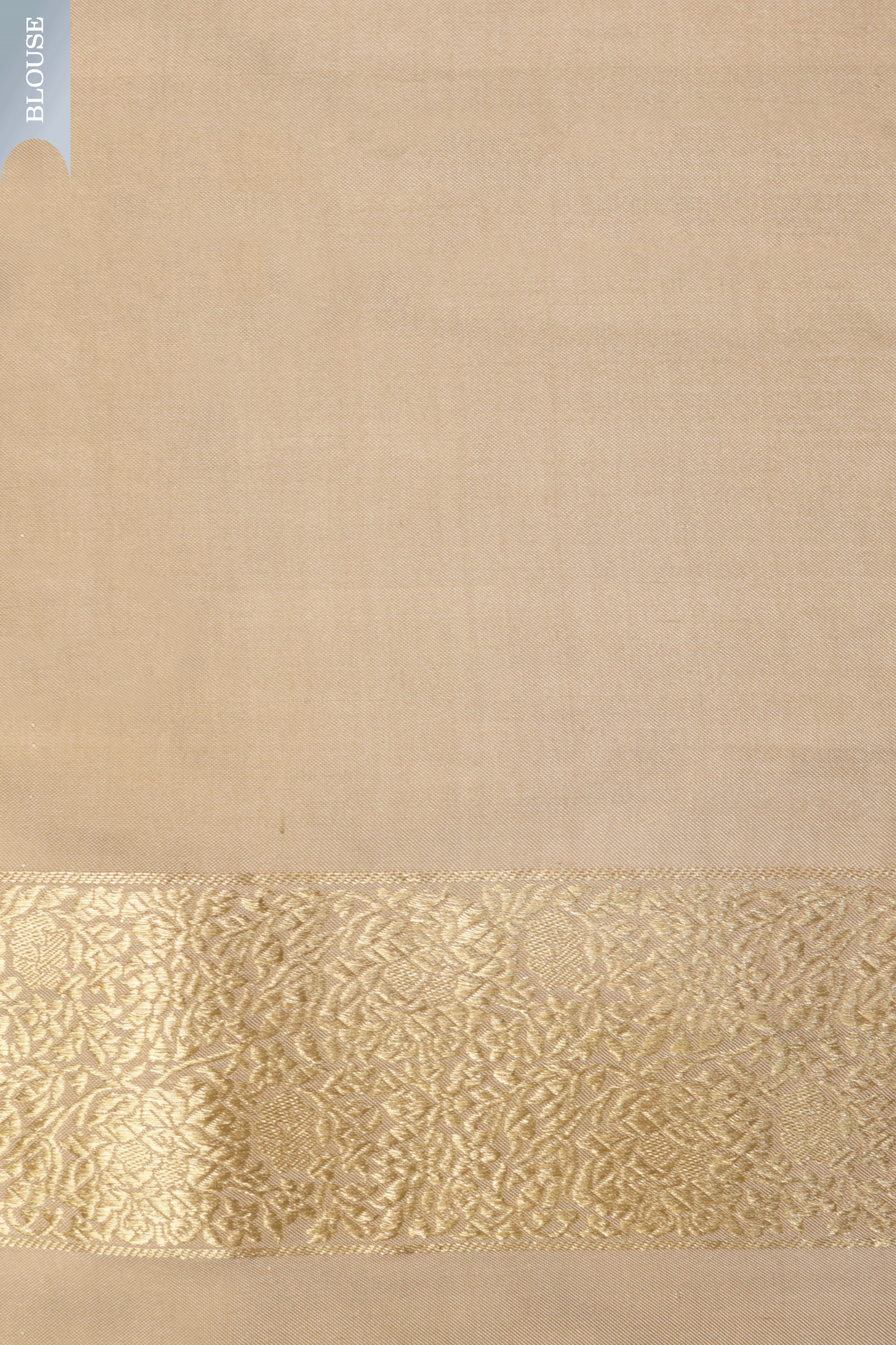 Champagne Gold Banarasi Silk Saree  Mokshaa