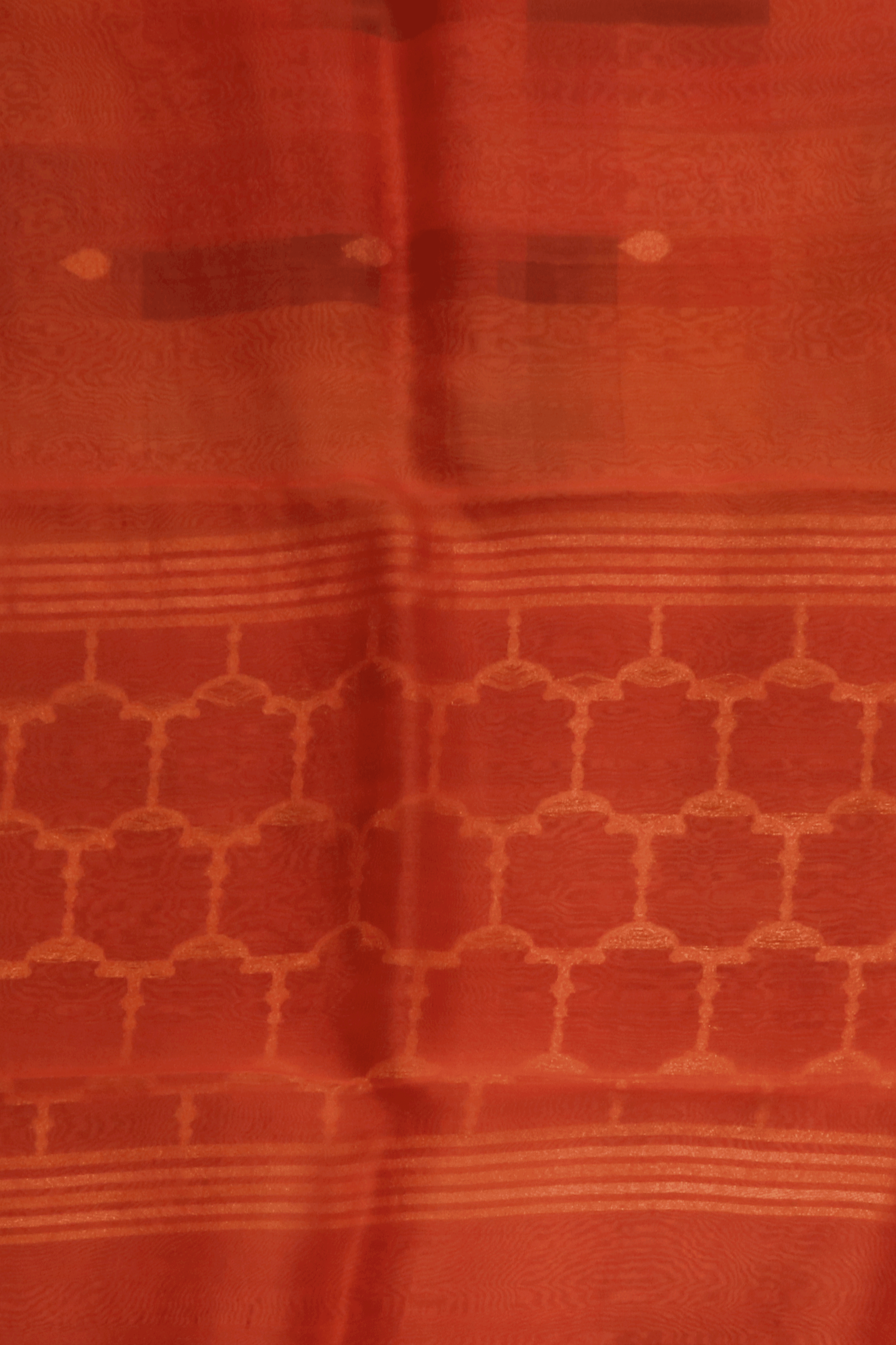 Multicolour Printed Organza Saree  Mokshaa