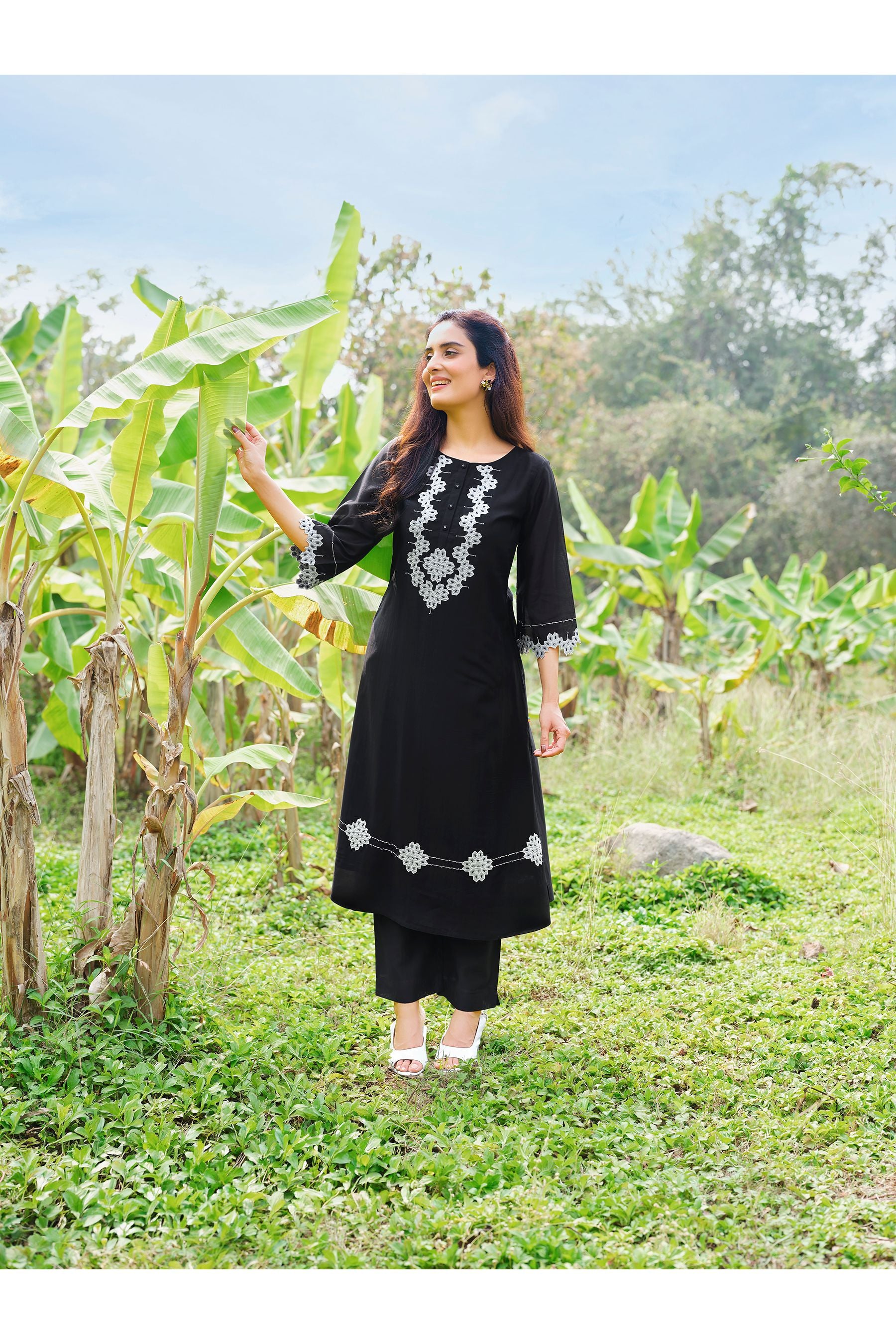 Black Kurta Set