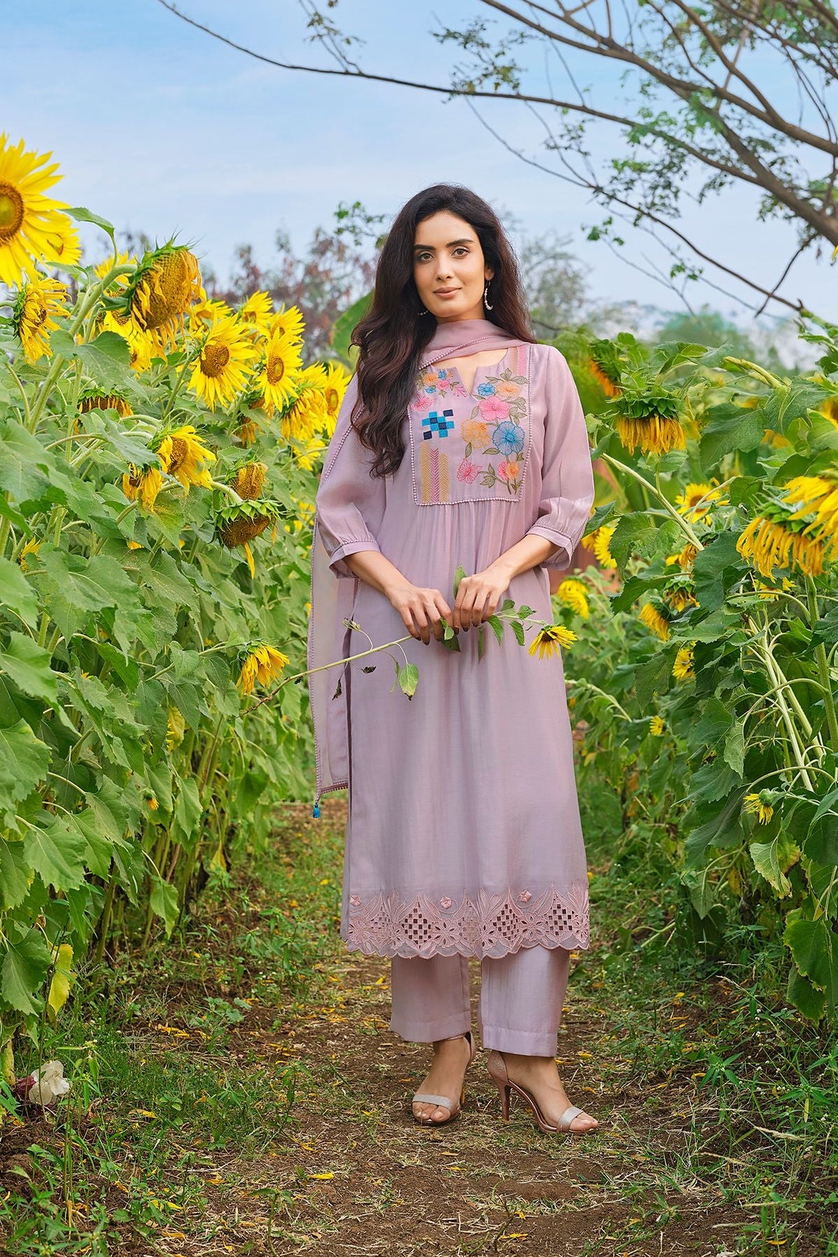 Lavender Salwar Set