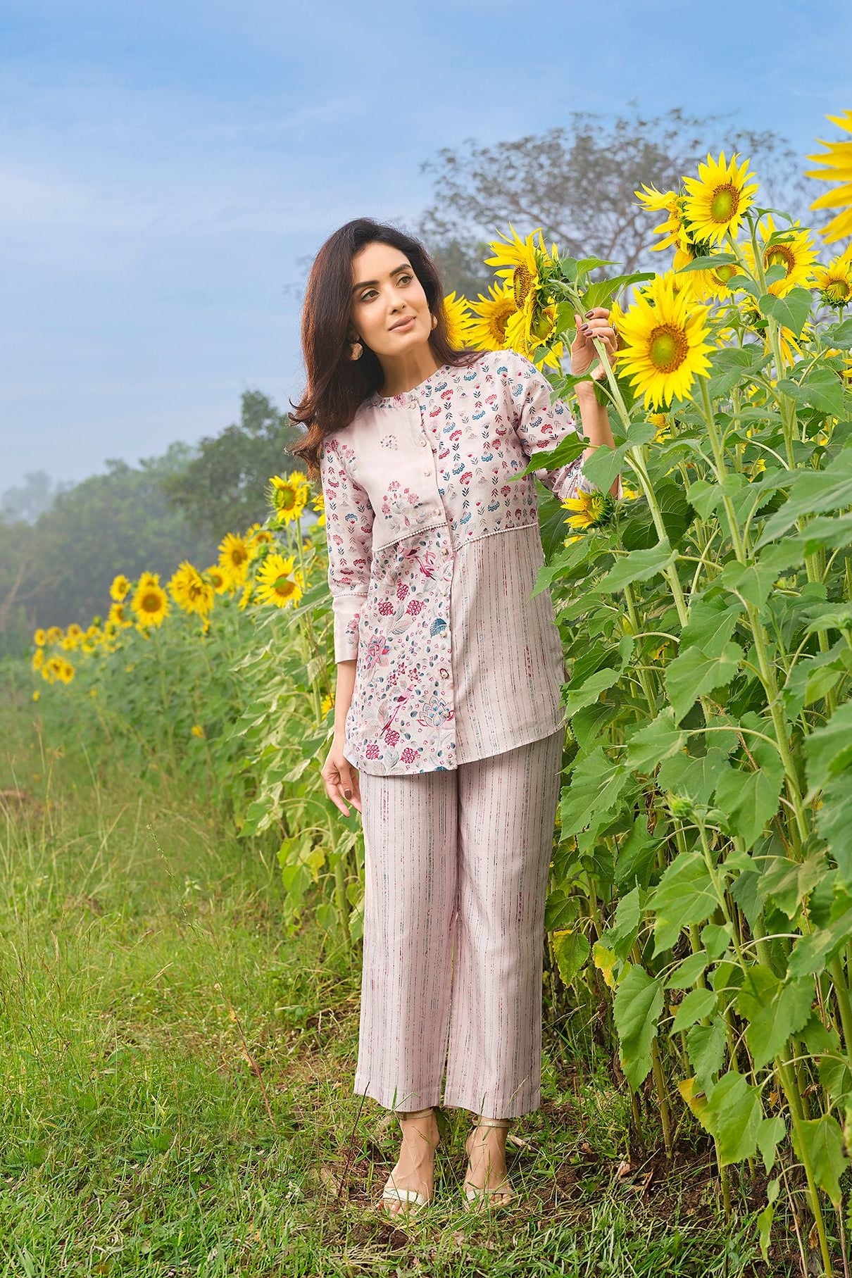 Blush Pink Printed Co-ord Set