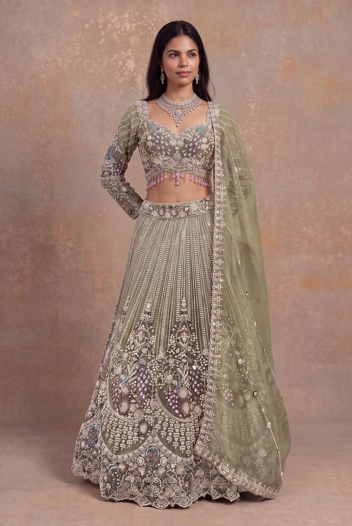 Sage Green Shimmer Tissue