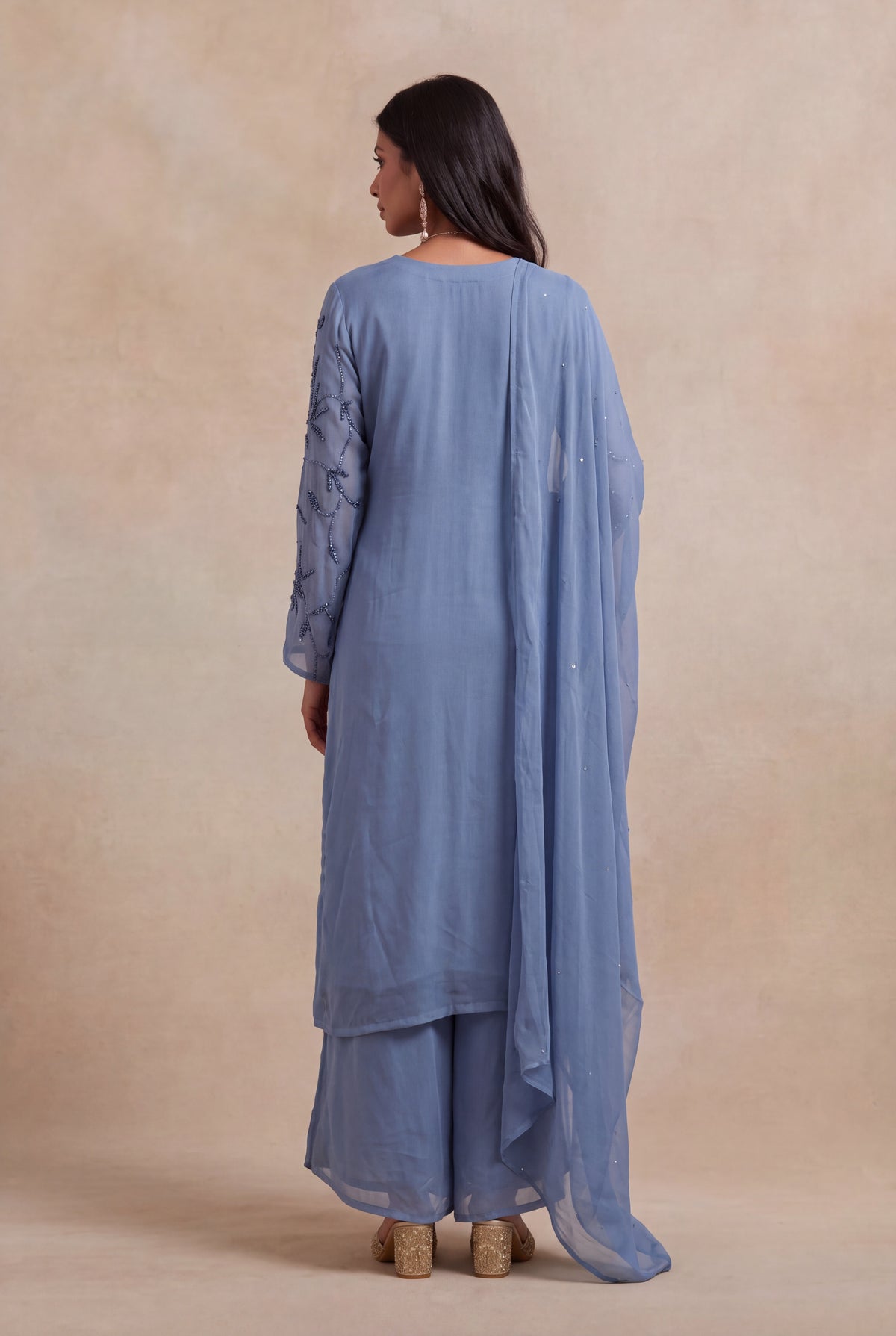 Powder Blue Salwar Set