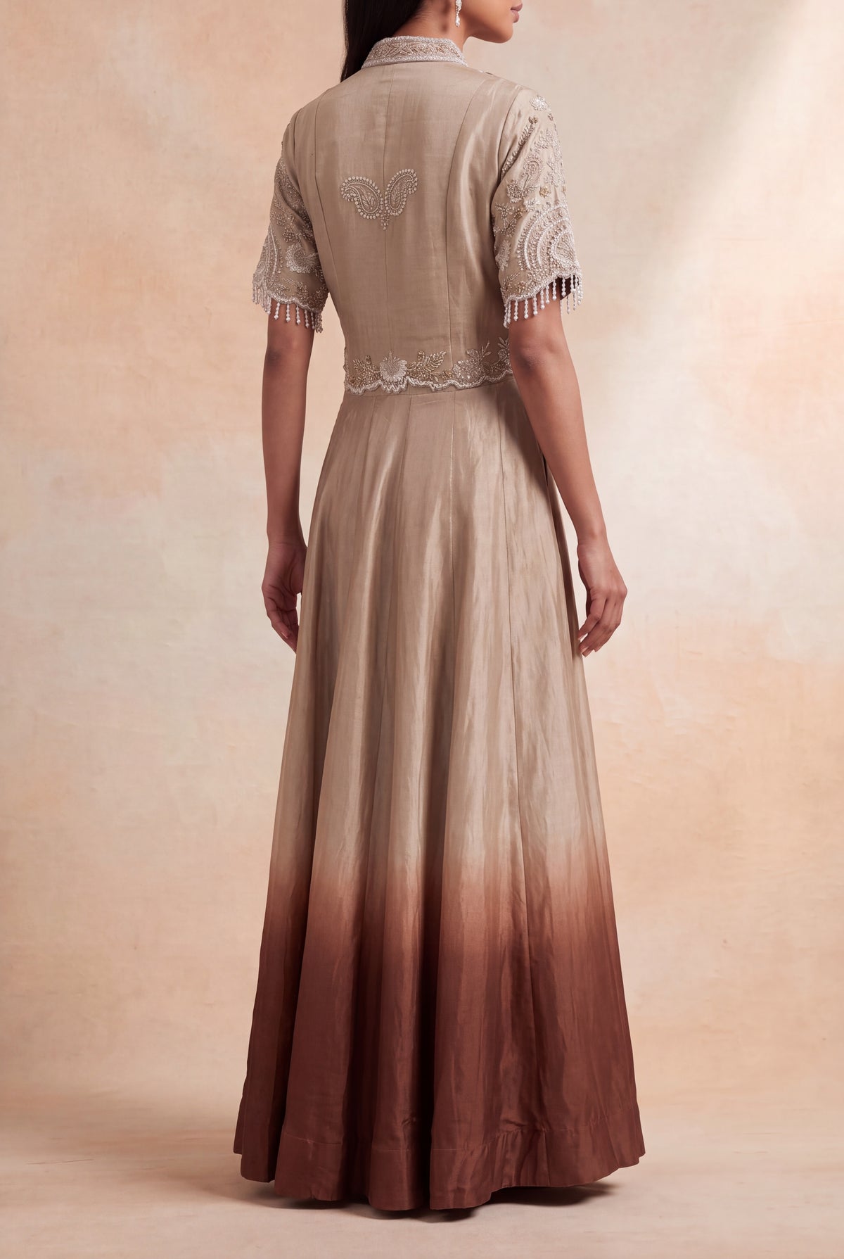 Ombre Silk Gown