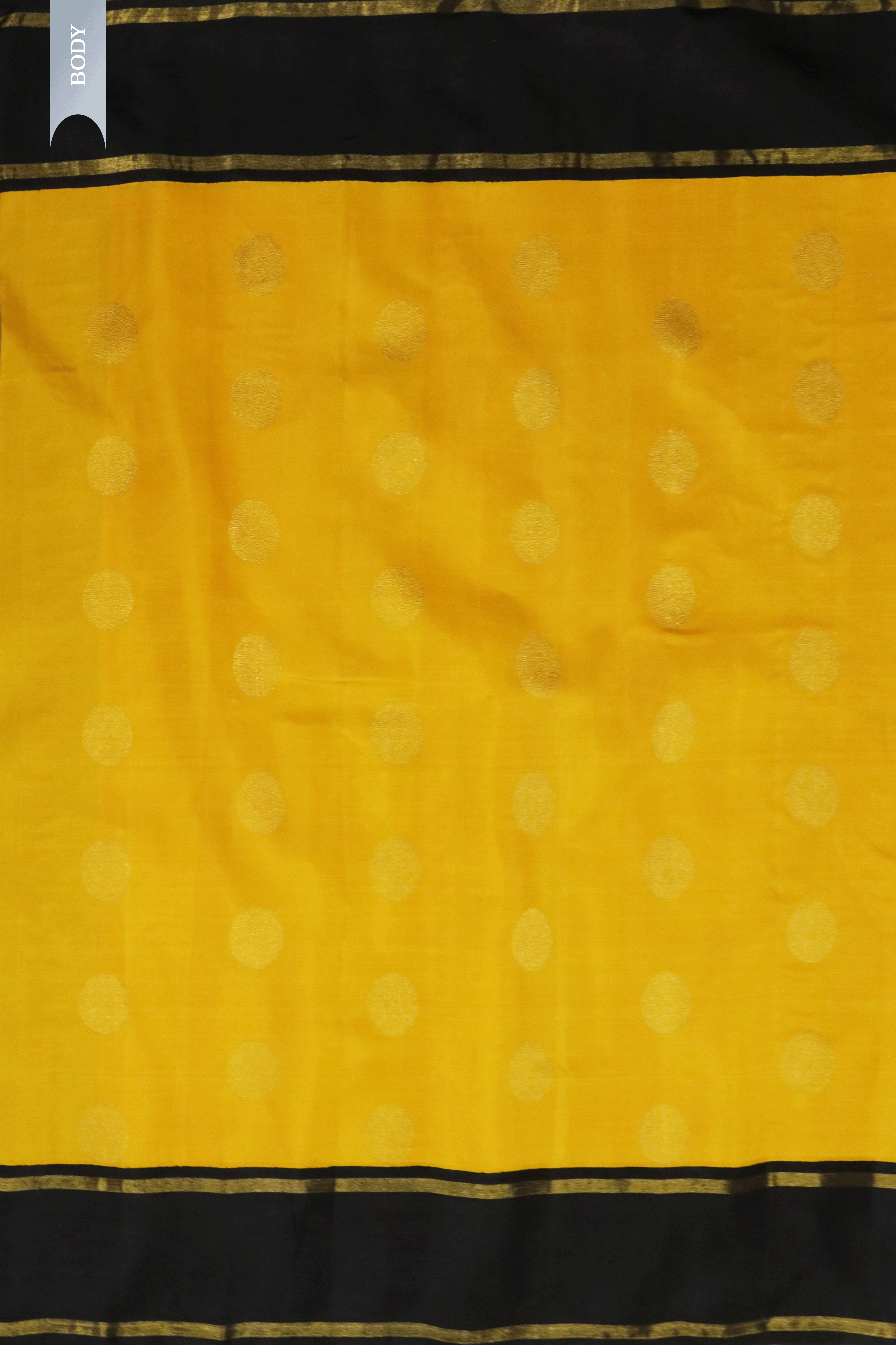 Mustard Kanchivaram Silk Saree