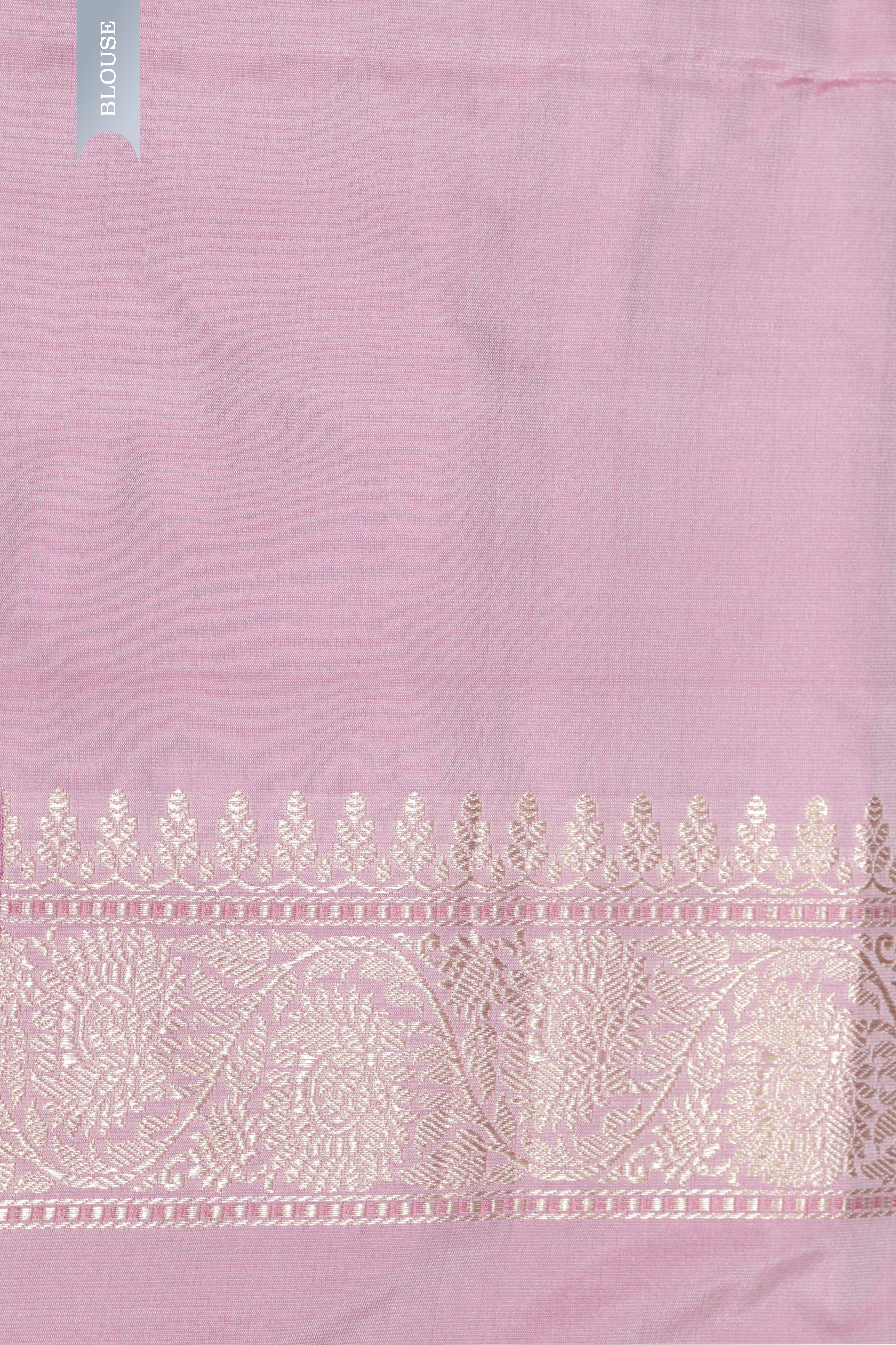 Light Pink Banarasi Zari Silk Saree