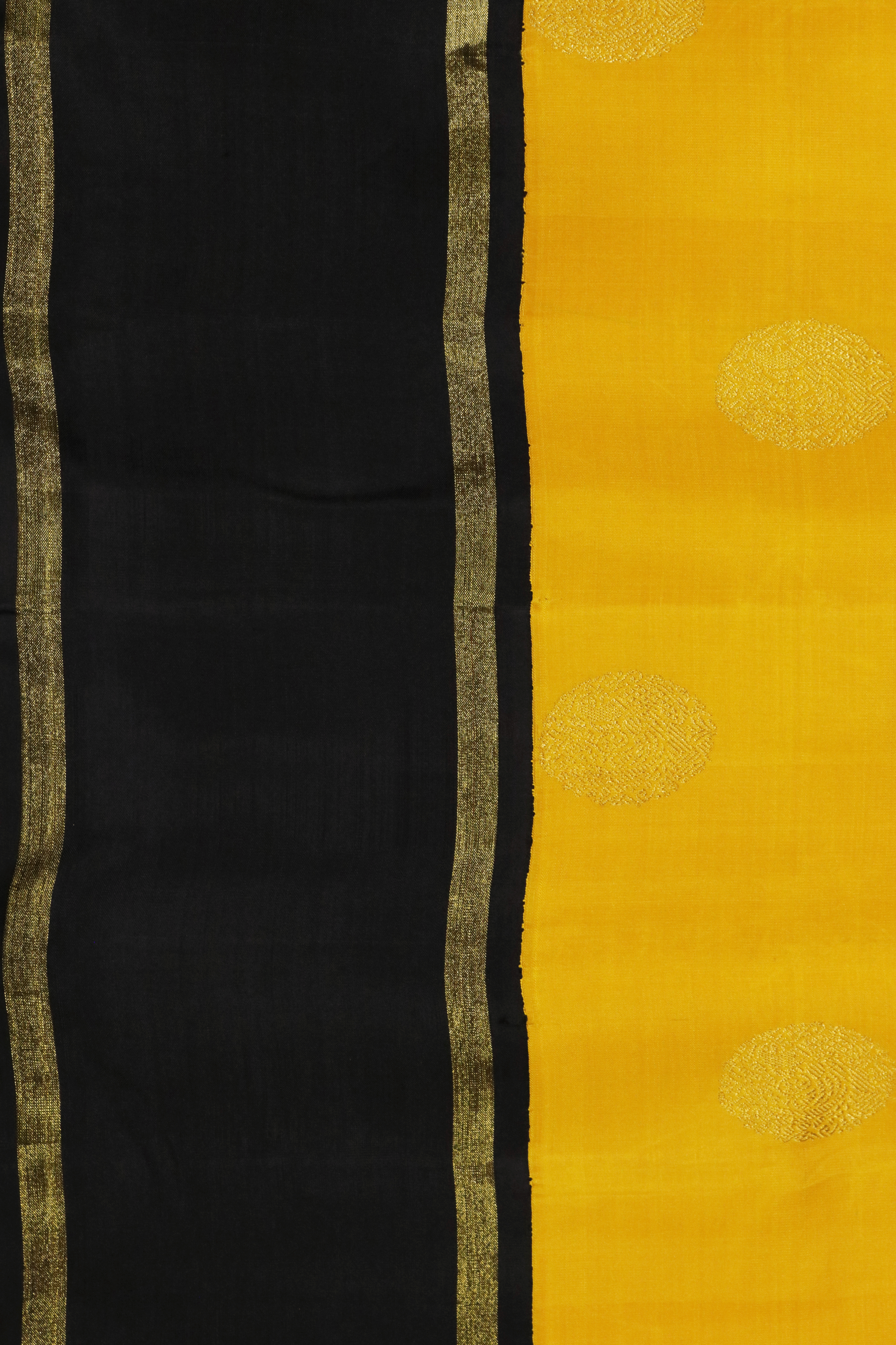 Mustard Kanchivaram Silk Saree