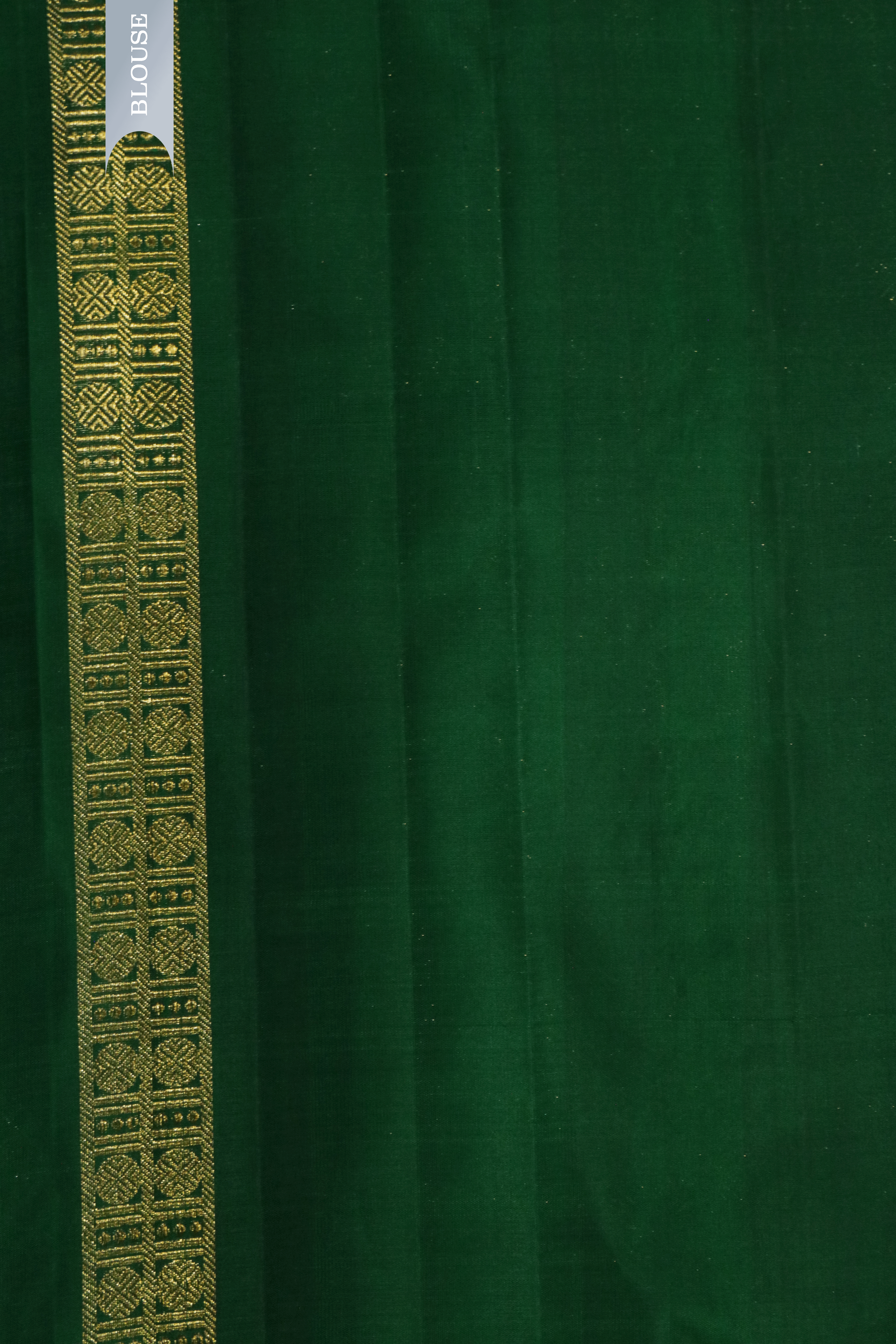 Rani Pink Kanchivaram Silk Saree with Silver & Gold Zari Weaving