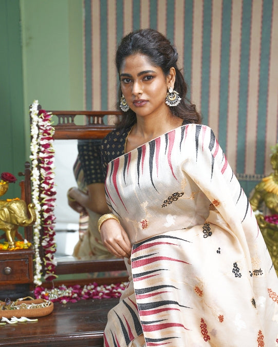 Kora Banarasi Kora Silk Saree