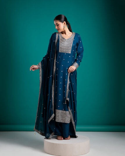 Navy Blue Salwar set